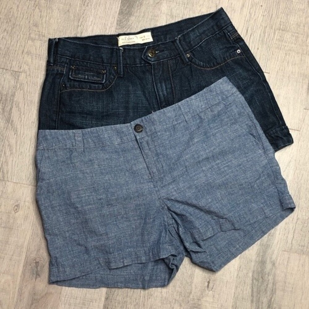 Old Navy Merona Denim Jeans Shorts lot‎ Size 6